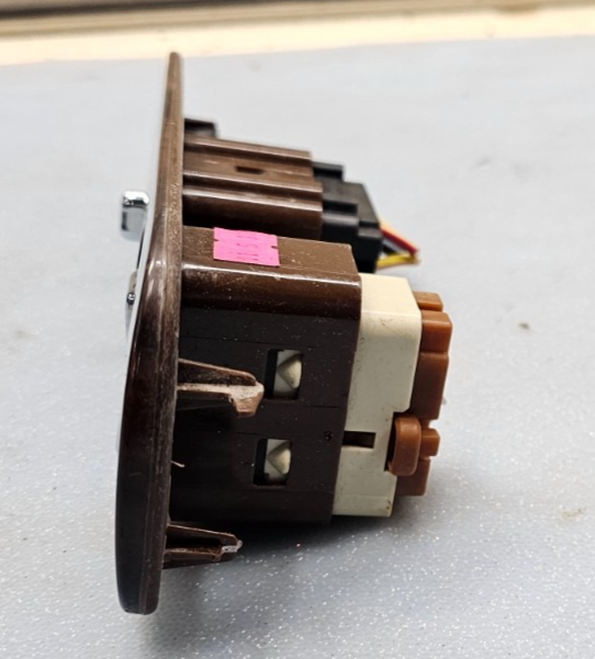 🔥98-02 Lincoln Town Car Right Passenger Window Door Lock Switch Control Wood