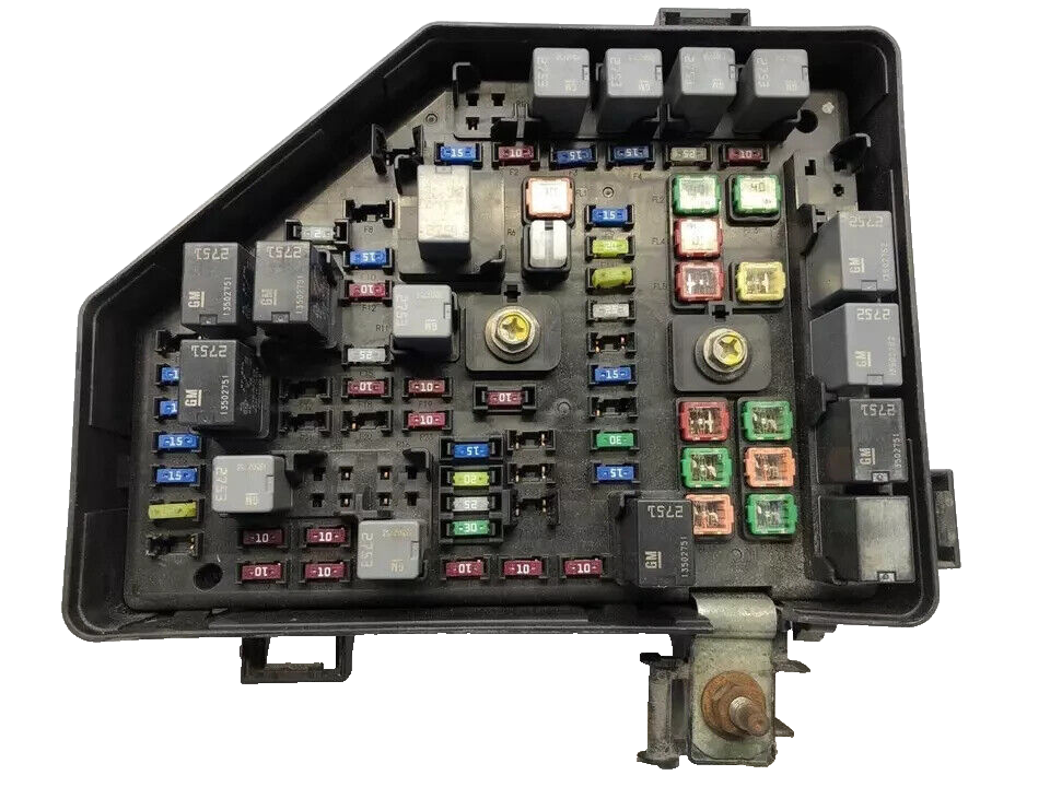 07-08 Acadia Outlook 3.6L Engine Fuse Box Relay Accessory Wiring Junction Module