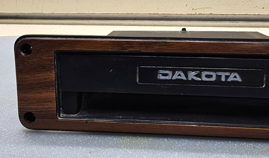🔥87-96 Dodge Dakota Dash Slide Out Cup Holder & Bezel W/Vent Trim Woodgrain OEM