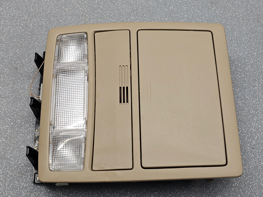 07-11 Toyota Camry Overhead Console Dome Map Light Lamp Storage Assembly TAN