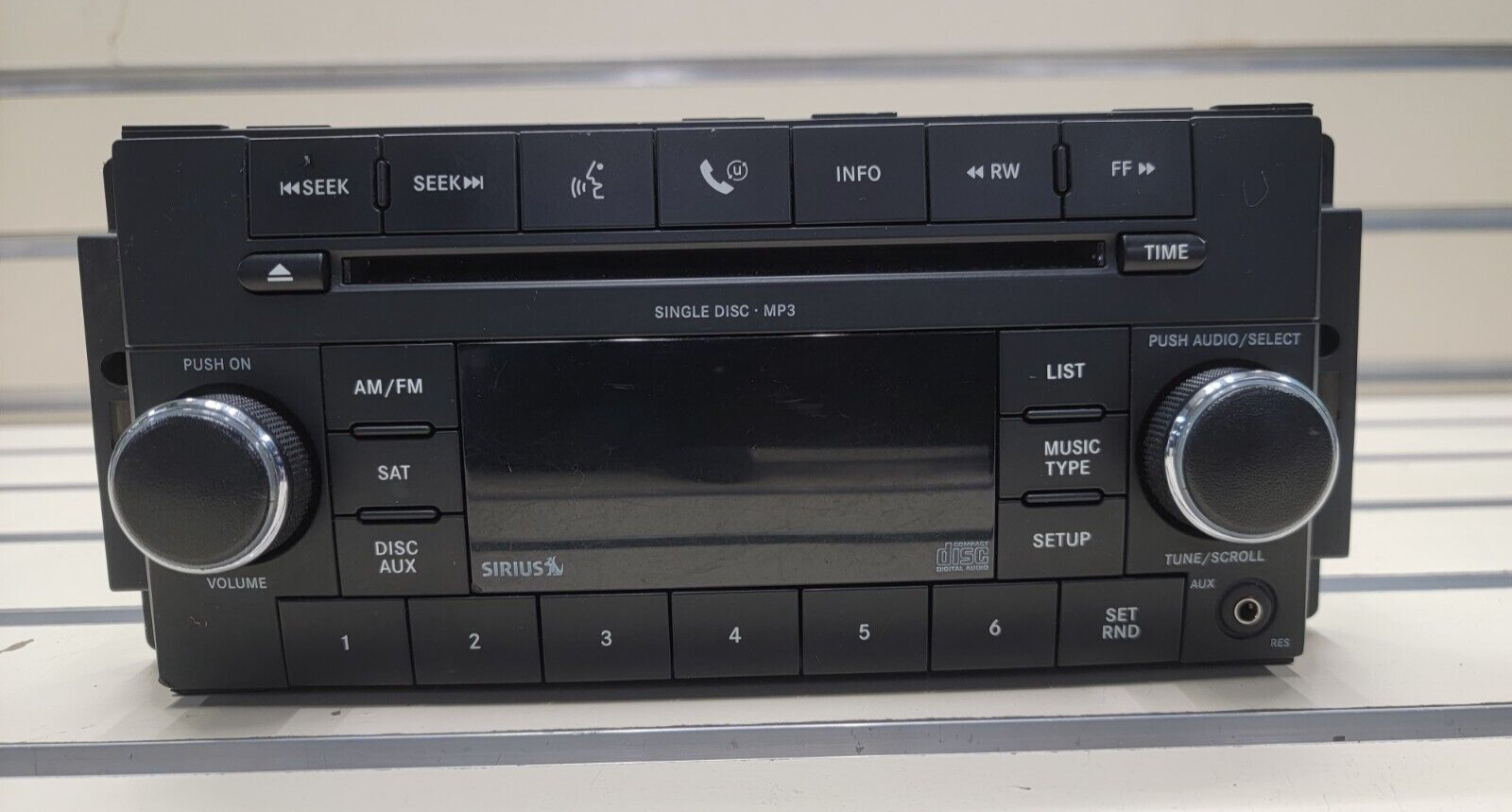 🔥2007- 2012 CHRYSLER DODGE JEEP Radio CD MP3 Player AUX Sirius Uconnect RES OEM