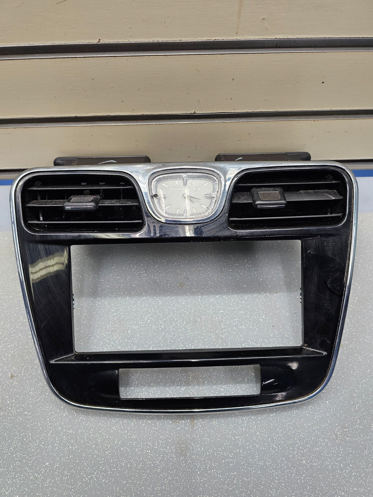 🔥11-14 Chrysler 200 Radio Climate Dash Trim Bezel with Traction Control BLACK