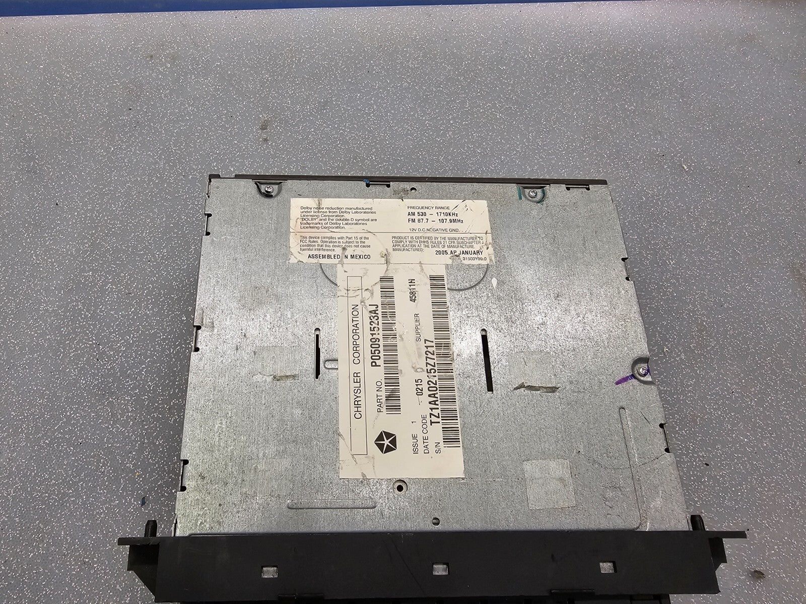 🔥2004-2010 Jeep Dodge Chrysler Front Dash Radio AM FM CD Aux Input OEM