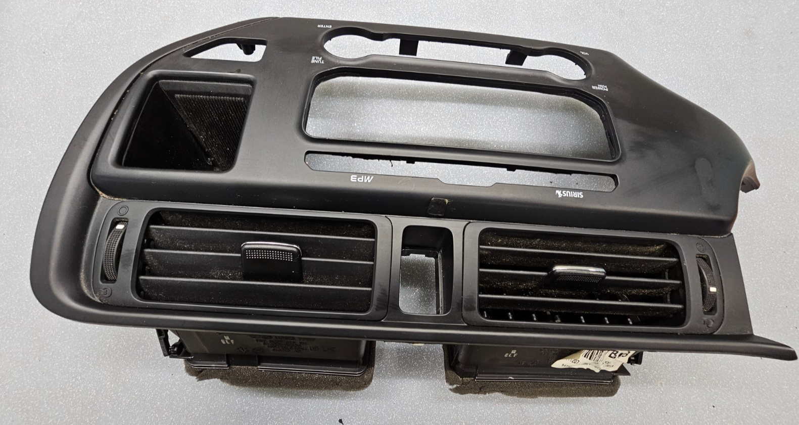 🔥12-17 KIA RIO CENTER DASH AM FM RADIO SCREEN DISPLAY BEZEL TRIM PANEL BLACK