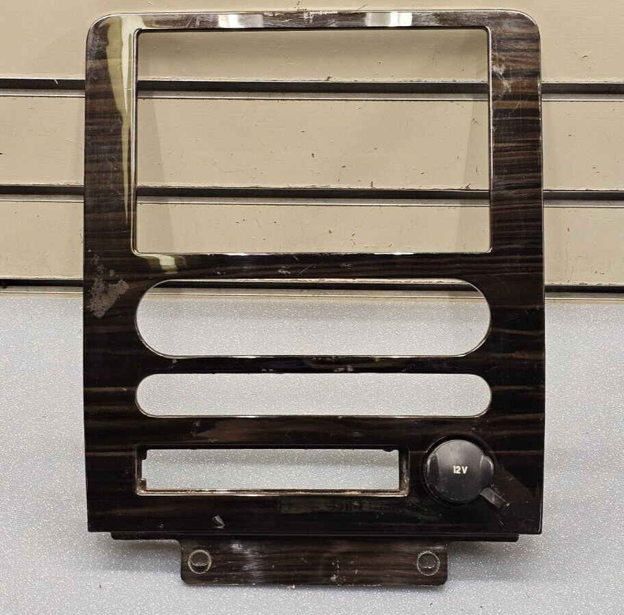 🔥08-09 Taurus Sable Center Dash FM Radio Stereo Climate Bezel Trim Panel Wood