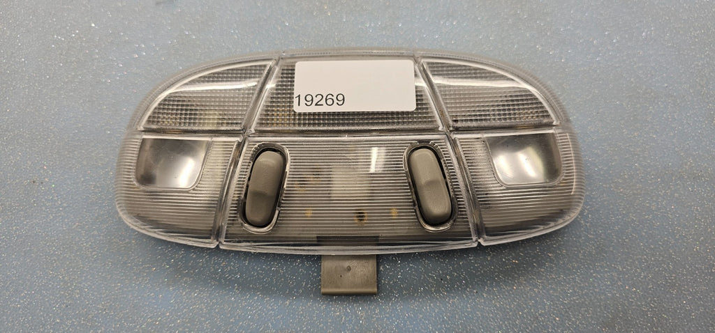 🔥06-10 FORD F150 F250 F350 FUSION OVERHEAD CONSOLE DOME LIGHT LAMP CORE GRAY