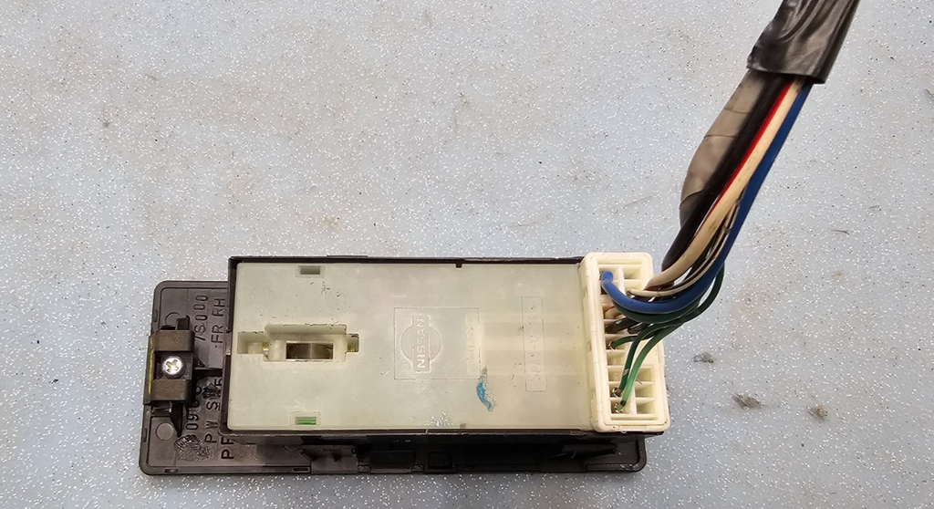 🔥04-09 NISSAN ARMADA TITAN PASENGER SIDE POWER WINDOW BUTTON OEM BLACK