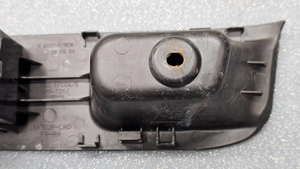 🔥09-14 NISSAN CUBE FRONT RIGHT PASSENGER SIDE POWER WINDOW SWITCH BLACK