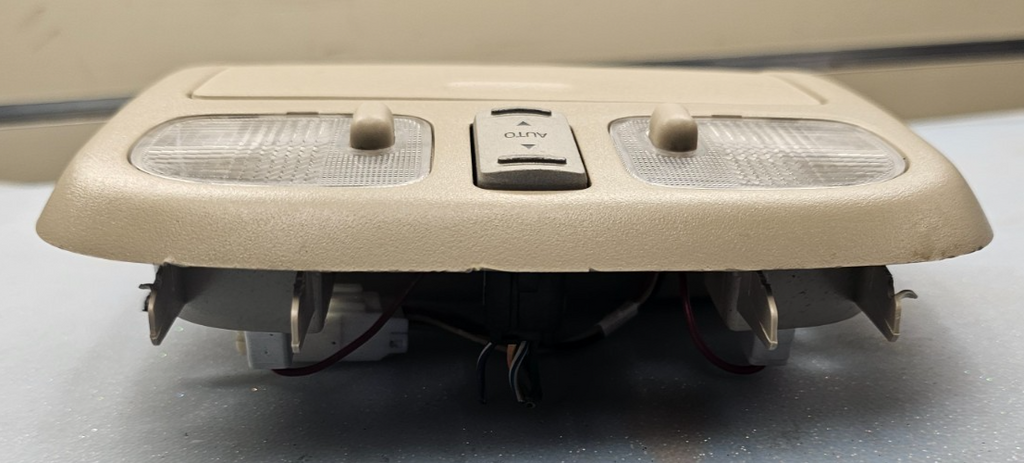 🔥2007-2009 LINCOLN MKZ OVERHEAD DOME LIGHT CONSOLE TAN OEM