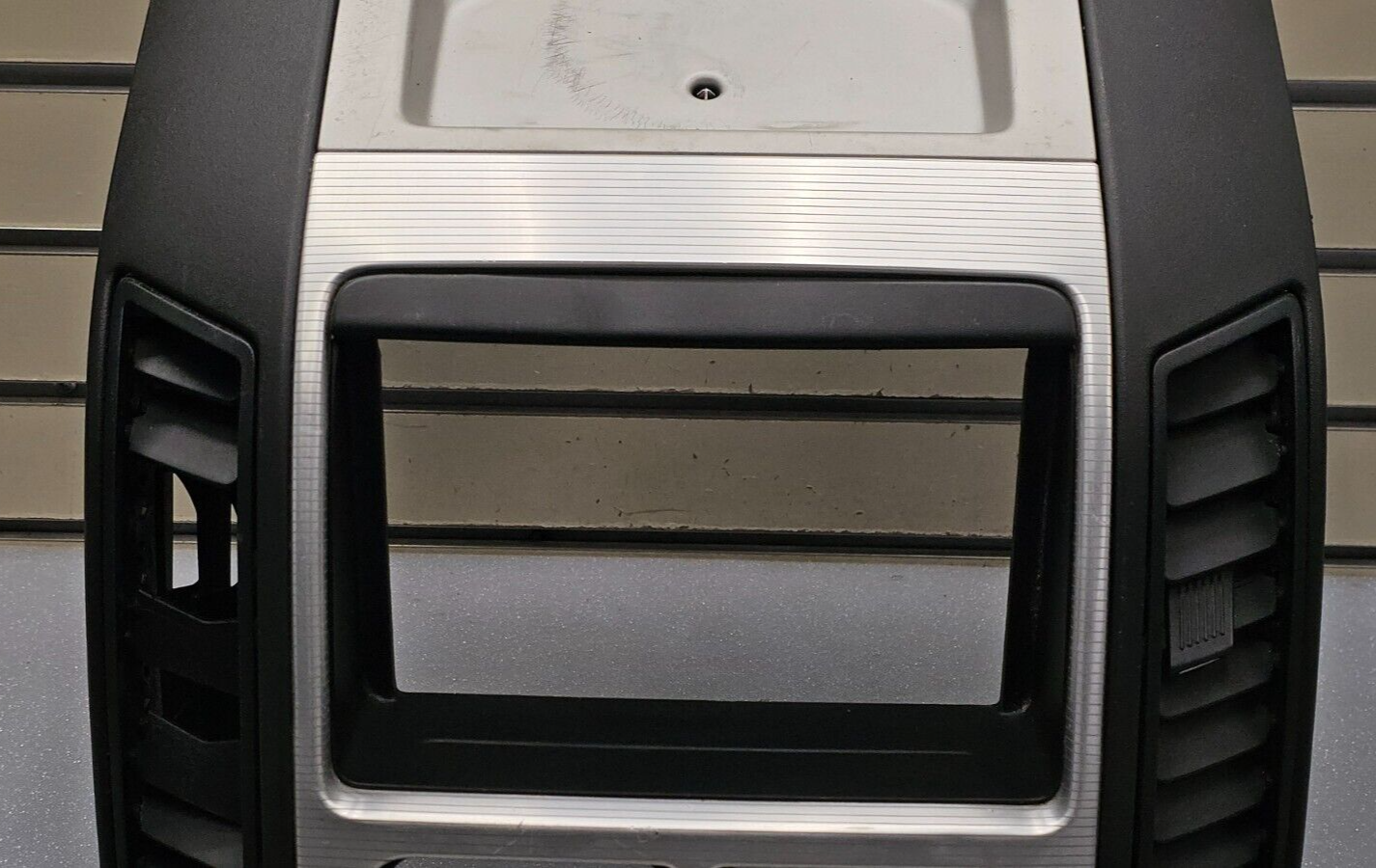 🔥07-10 Edge Center Dash FM Radio Display Bezel Trim Panel Climate Black/Silver