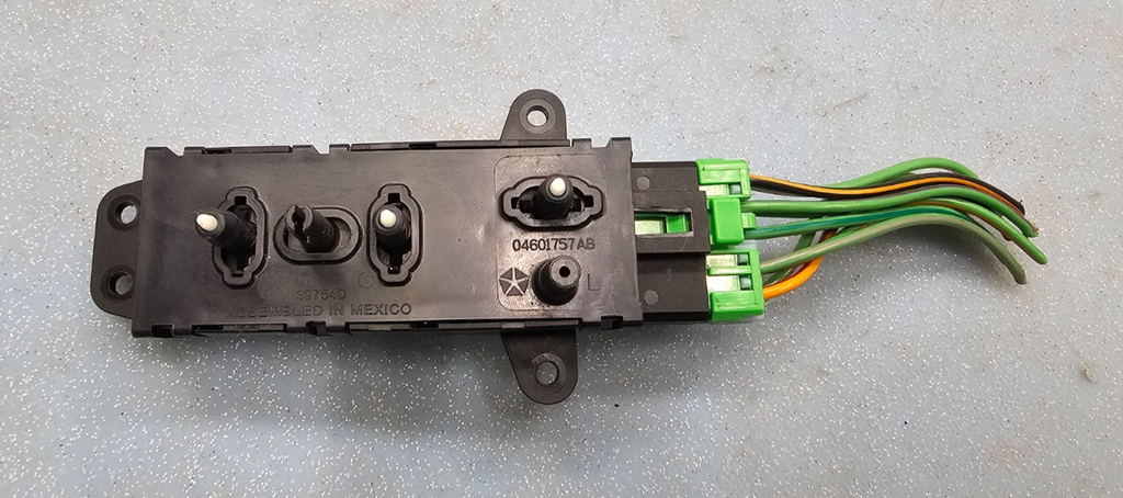 🔥00-07 Chrysler 300M Sebring Caravan Grand Cherokee Power Seat Switch BLACK