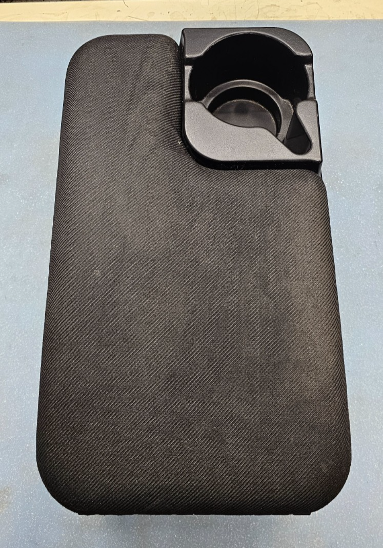 🔥98-04 Ford RANGER Center Console Jump Seat ARMREST Lid w/ CUP Holder BLACK JS2