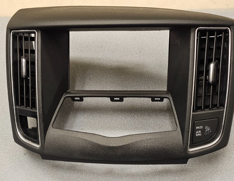 09-14 Maxima Dash Radio Stereo Display Navigation Control Bezel Trim Panel Black
