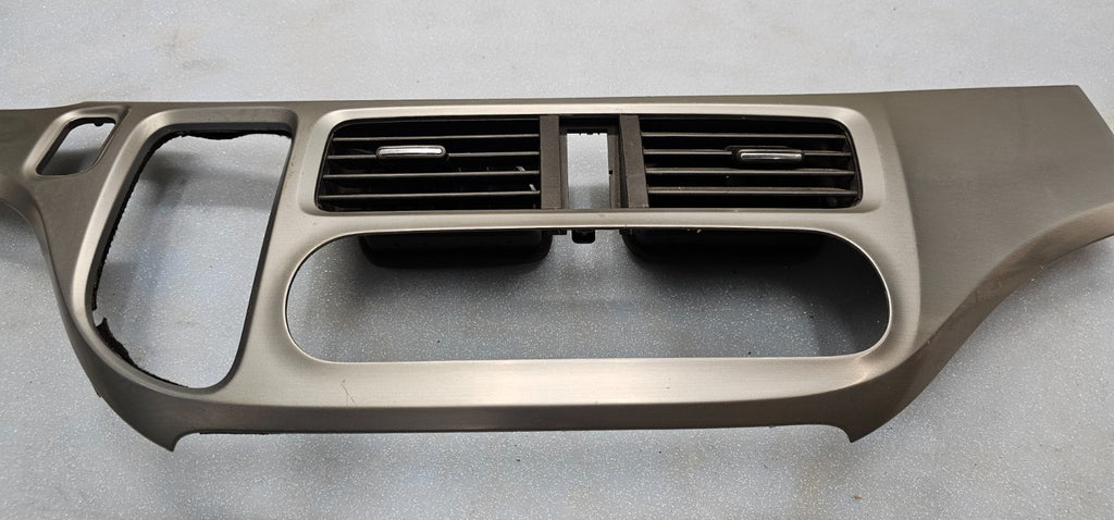 🔥05-10 Honda Odyssey Center Dash Radio Climate Control Bezel Trim Panel silver