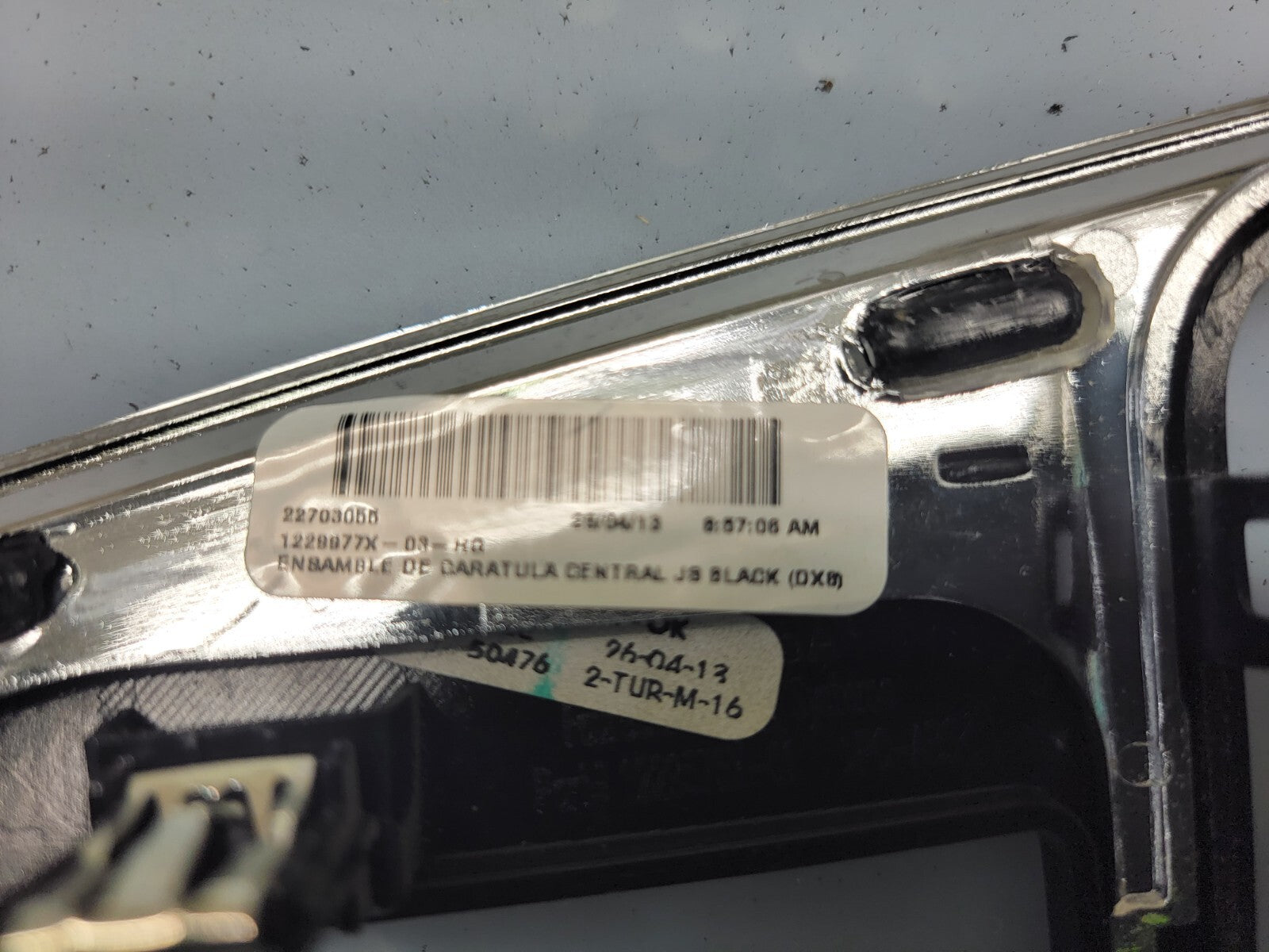 🔥11-14 Chrysler 200 Radio Climate Dash Trim Bezel with Traction Control SILVER