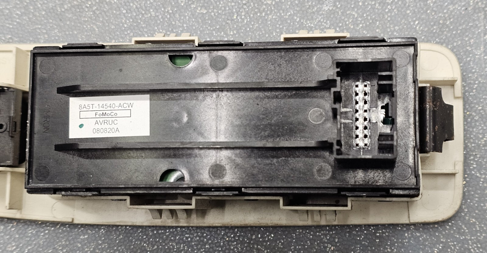 09-12 Lincoln MKS MKT Left Driver Master Power Door Window Control Switch LT Tan