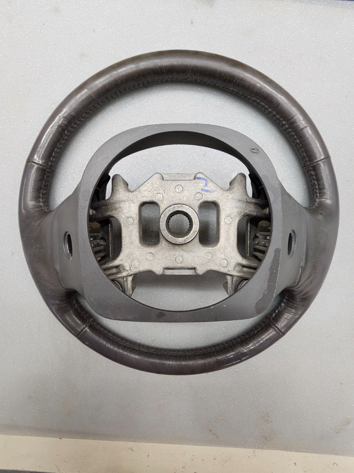 🔥1997-2003 Ford F-150 F-250 EXPEDITION Leather Steering Wheel Cruise Dash Black