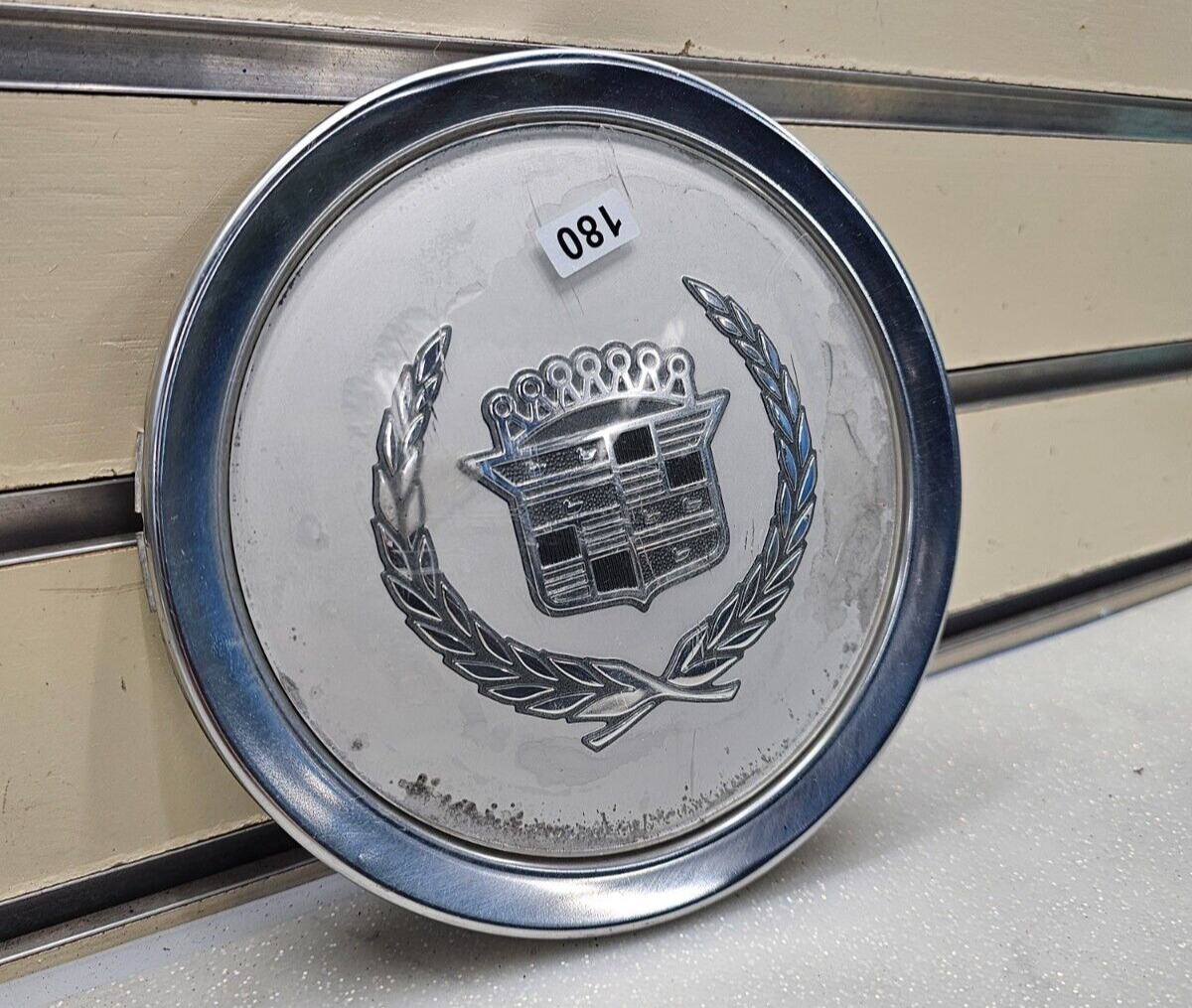 88-91 Cadillac Deville Front Rear LH/RH Wheel Center Cap Hubcap Silver Lower OEM
