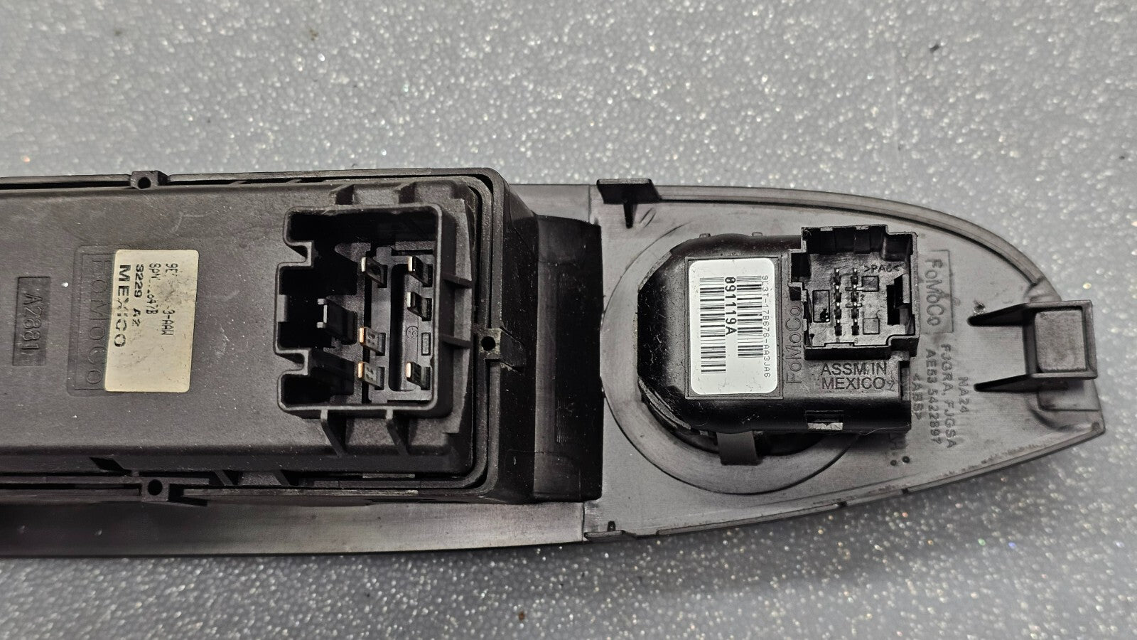 🔥10-12 Fusion Milan MKZ Left Driver Master Door Power Window Switch Lock Black