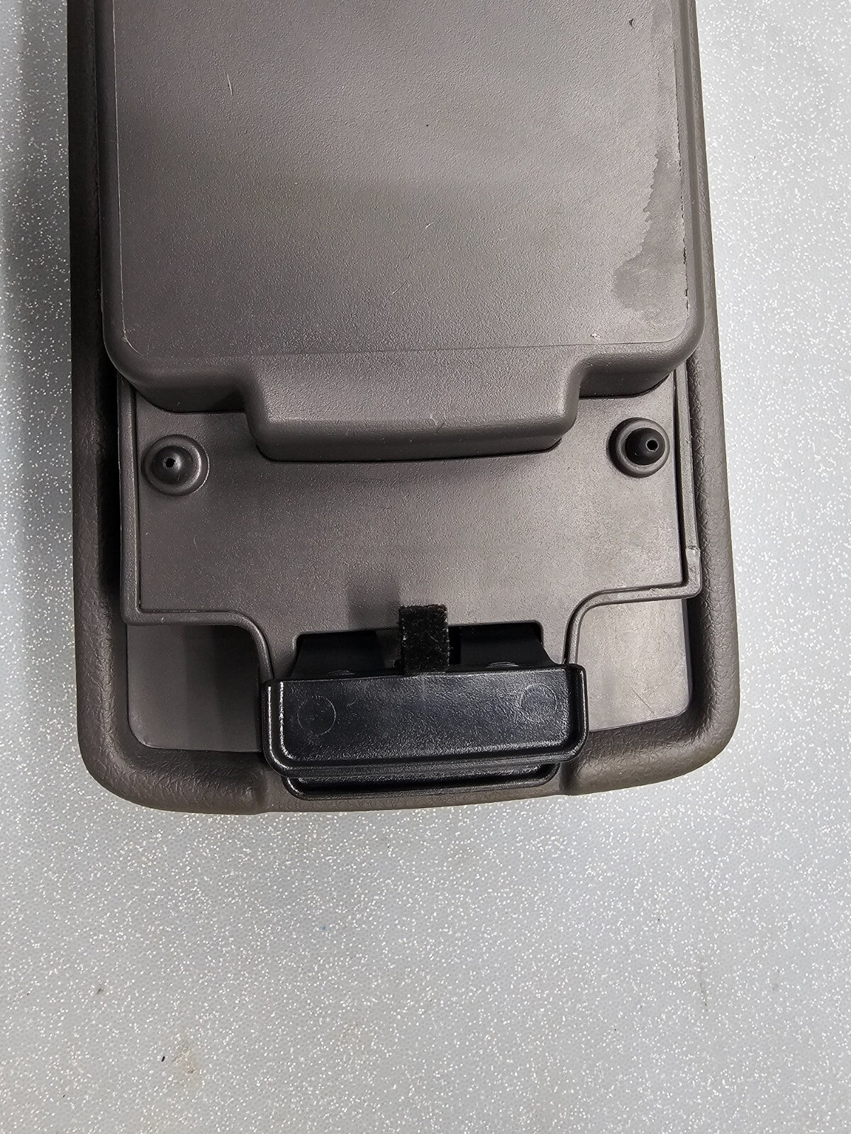 10-12 Fusion Milan Front Center Console Lid Armrest Cover Top Pad Assembly Black