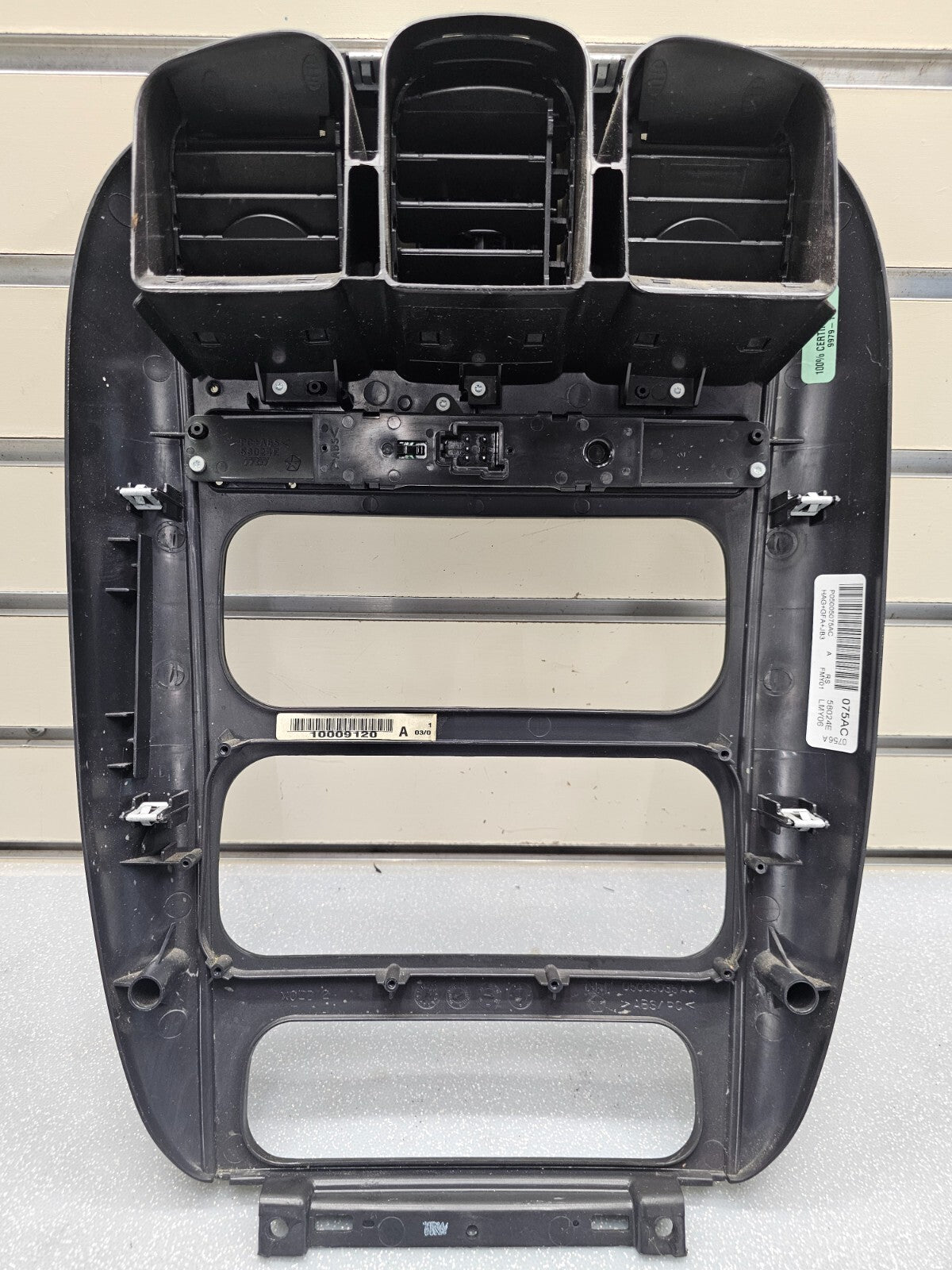 01-07 Caravan Town & Country Voyager Dash Radio Climate TRIM Bezel Carbon BLACK