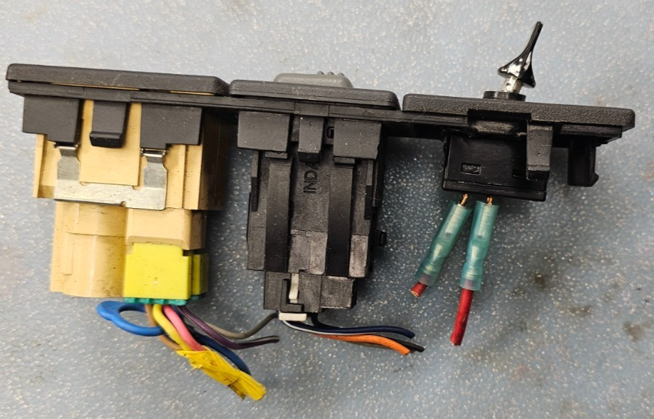 🔥95-99 CHEVY GMC TAHOE YUKON C/K TRUCK DASH AIR PASSENGER BAG CARGO LAMP SWITCH