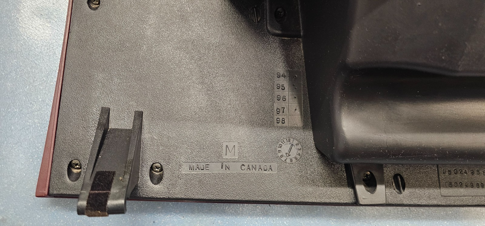 🔥95-99 CHEVY GMC TRUCK SILVERADO C/K Glove Box Storage Door RED G2