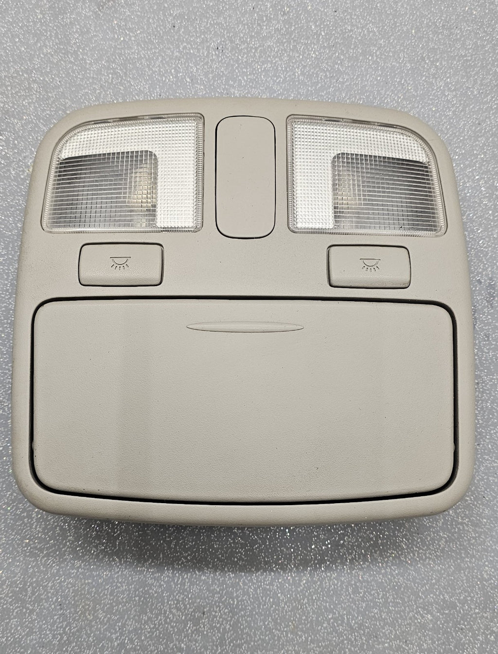 06-10 Hyundai Sonata Overhead Console Dome Map Light Lamp Storage Assembly Gray