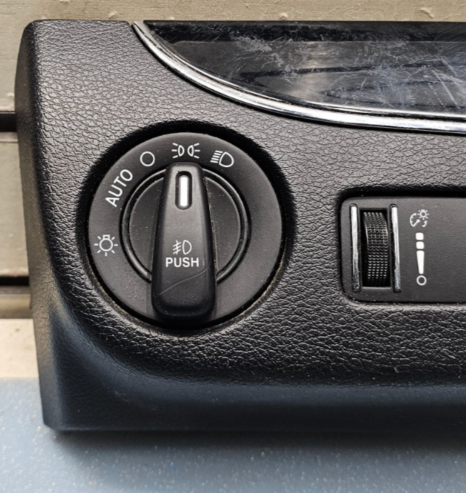 🔥11-16 Chrysler Town & Country Headlight Head Light Dimmer Switch Panel Black