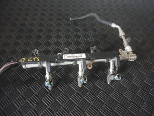 🔥03-07 CADILLAC CTS MOTOR ENGINE INJECTION FUEL DELIVERY RAIL UNIT WIRING OEM