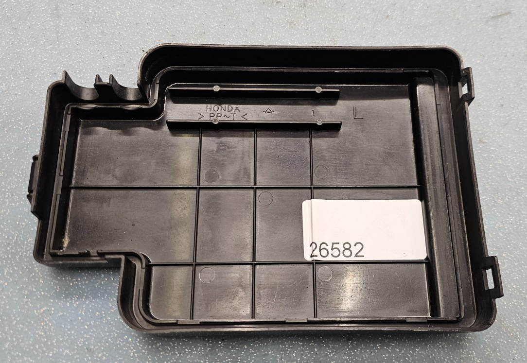 🔥1997-2001 Honda CR-V Under the Hood Fuse Relay Box Lid Cover Black OEM