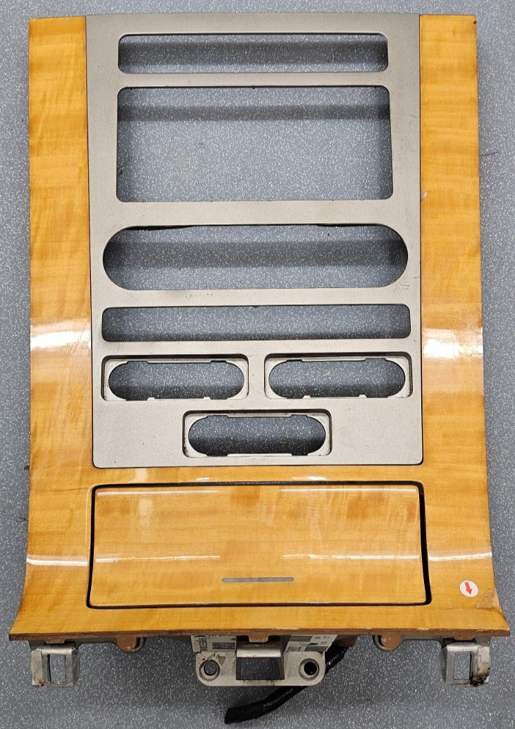 🔥07-14 NAVIGATOR CLIMATE CONTROL DASH AM FM RADIO STEREO TRIM PANEL BEZEL WOOD