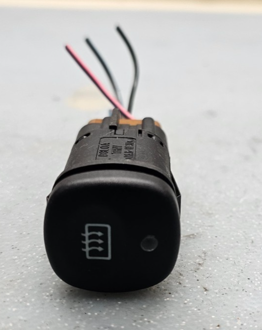 🔥2001-2004 FORD MUSTANG REAR MIRROR DEFROST SWITCH OEM BLACK