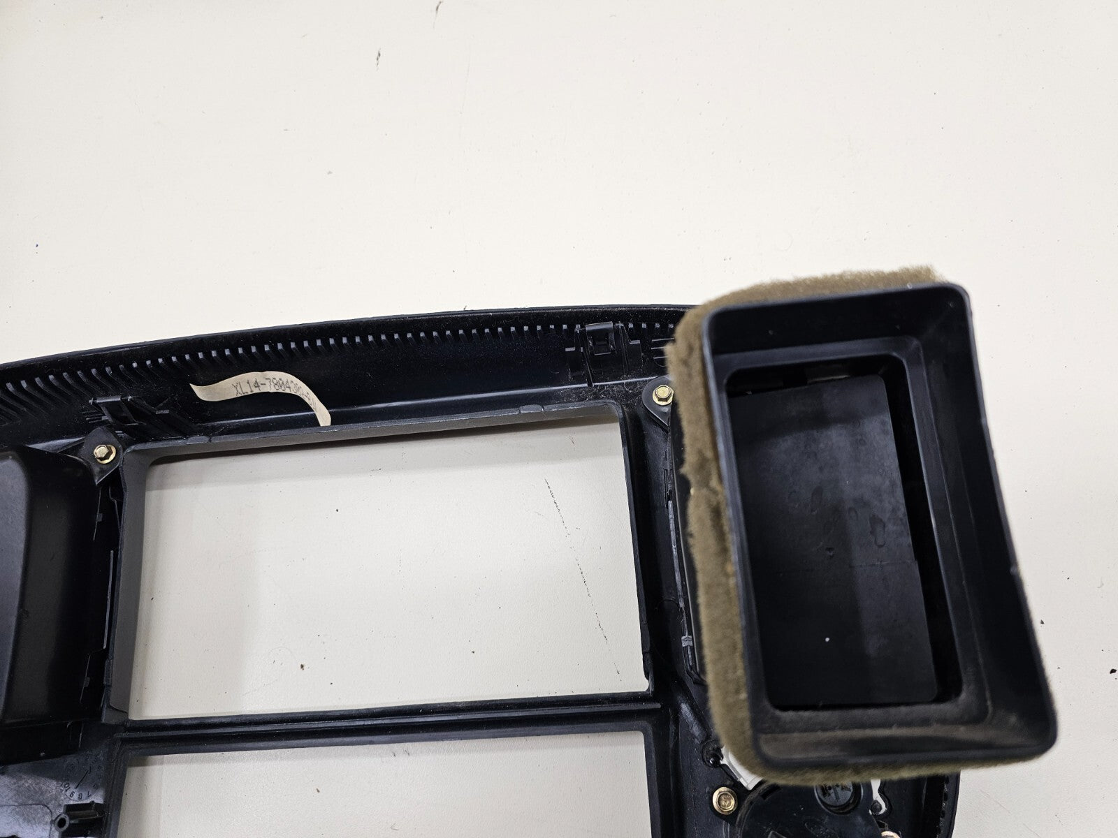 🔥97-03 Ford F150 Center Dash Radio Climate Trim Surround BEZEL Panel Line GRAY