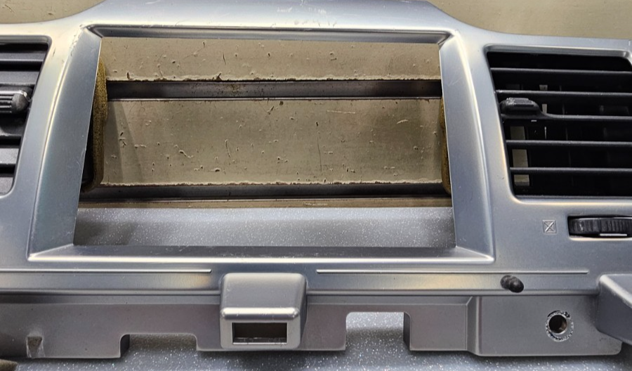 🔥09-12 LINCOLN MKS Dash Radio Stereo Display Trim Bezel Instrument Panel Silver