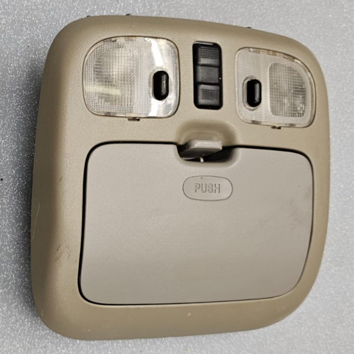 🔥01-07 Escape Mariner Tribute Overhead Console Map Dome Light Lamp Assembly Tan
