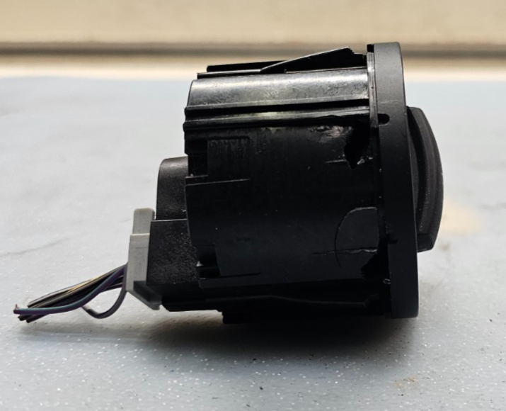 🔥14-17 Ford Fiesta 1.6L Dash Mounted Headlight Control Switch Black OEM