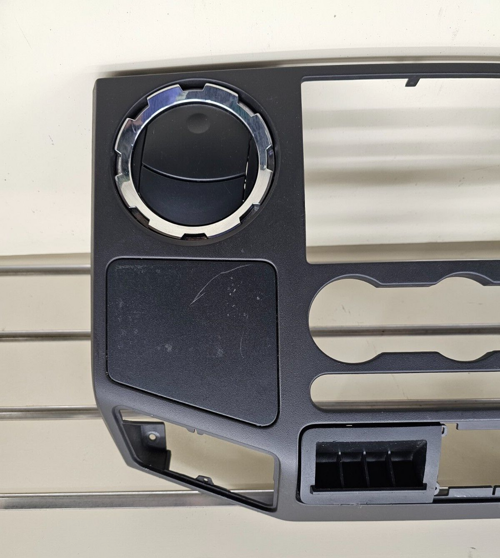 🔥08-10 Ford F250 Super Duty Dash Radio Bezel Trim Panel Climate Control Black