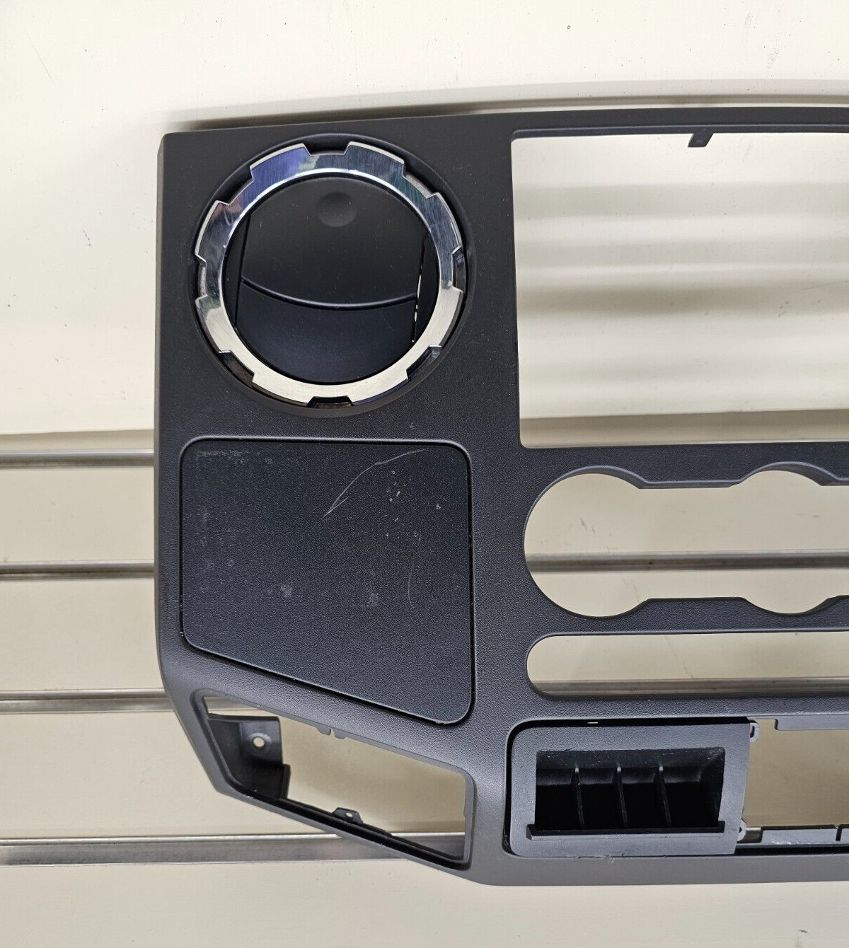 🔥08-10 Ford F250 Super Duty Dash Radio Bezel Trim Panel Climate Control Black