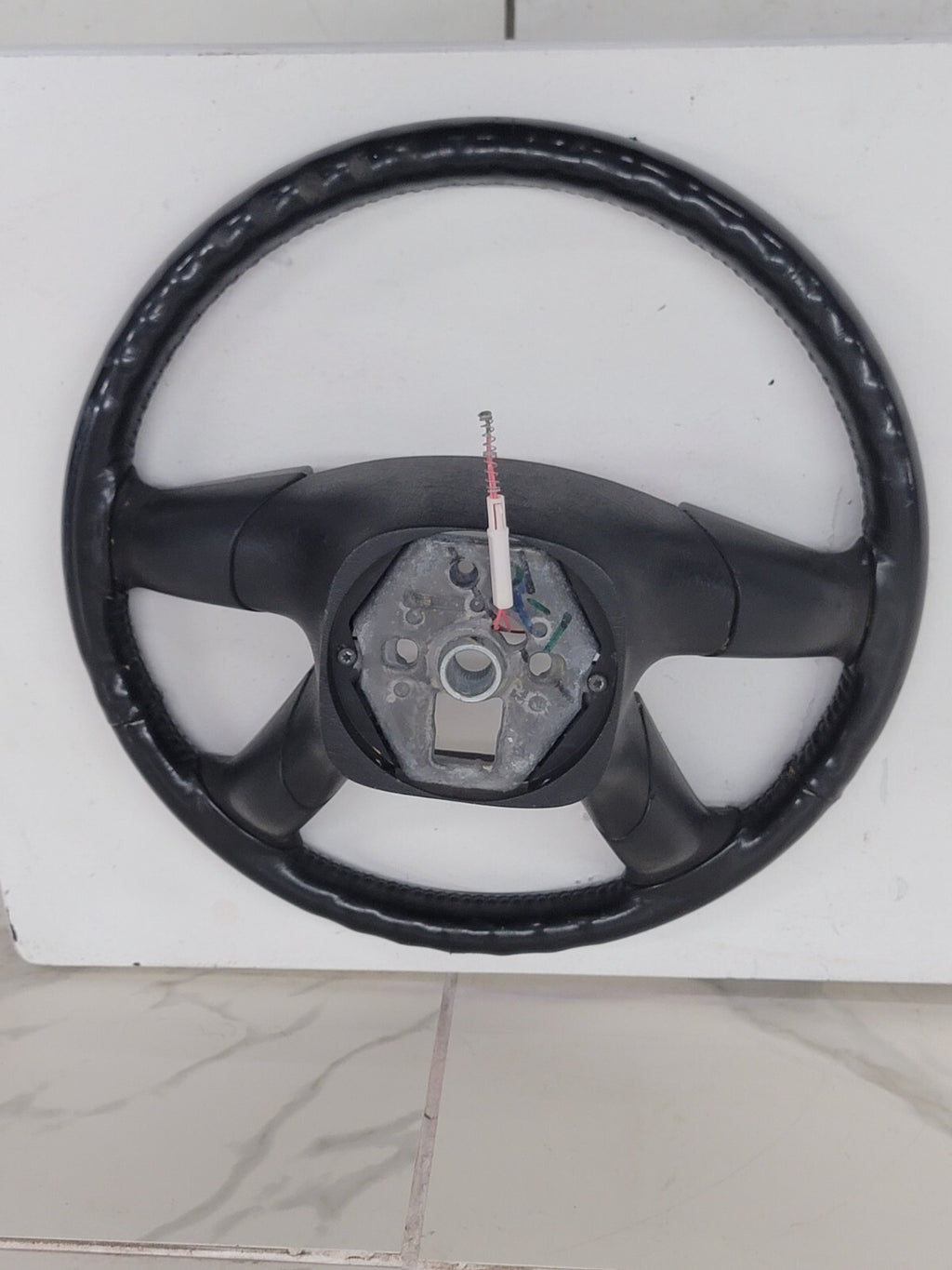 🔥03-06 SILVERADO SIERRA YUKON TAHOE SUBURBAN STEERING WHEEL LEATHER BLACK