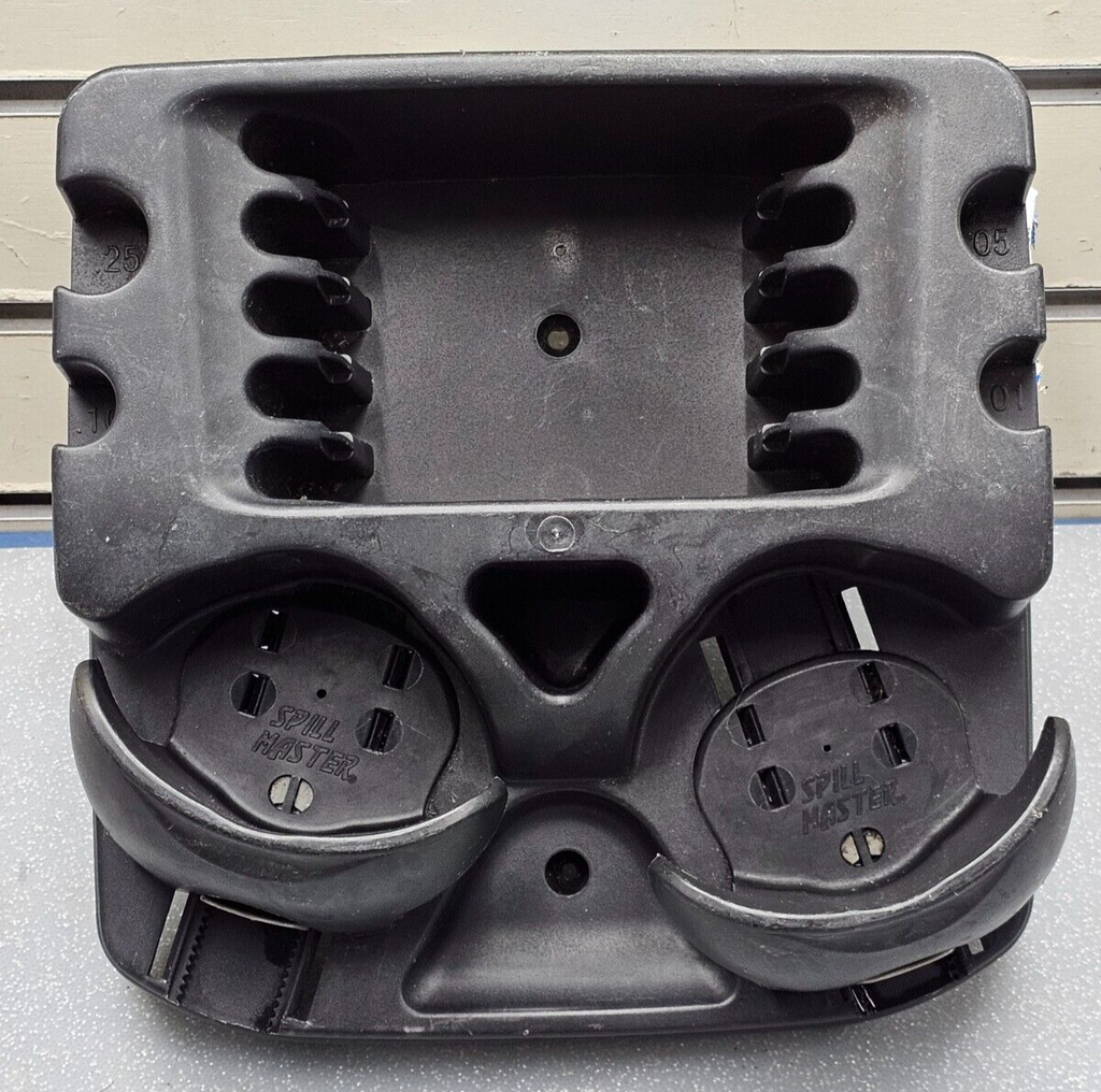🔥11-16 Ford F250 Super Duty FRONT DASH FOLDING DUAL CUP DRINK HOLDER BLACK