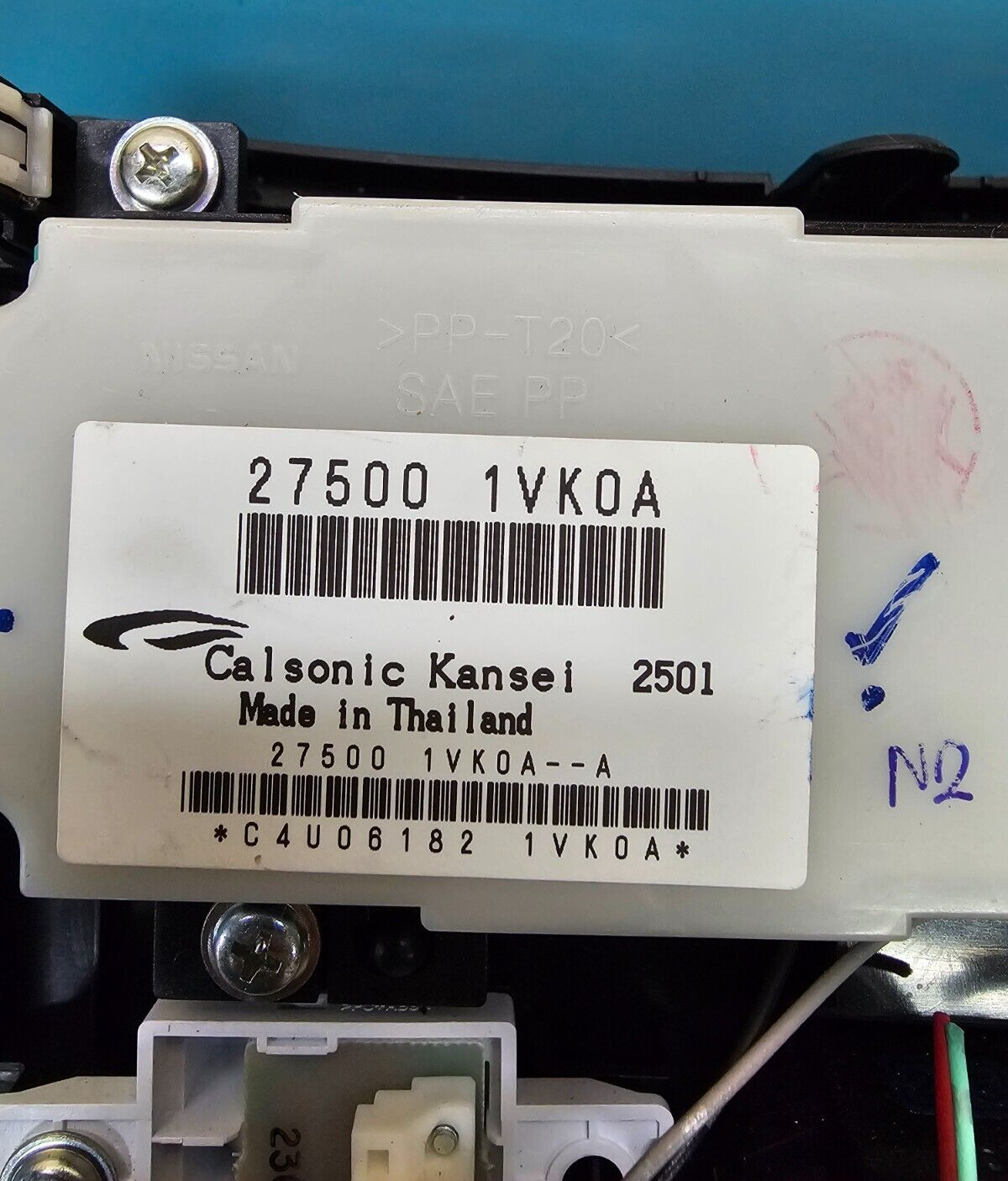 🔥08-15 NISSAN ROGUE DASH AC A/C HVAC HEATER CLIMATE TEMPERATURE CONTROL PANEL