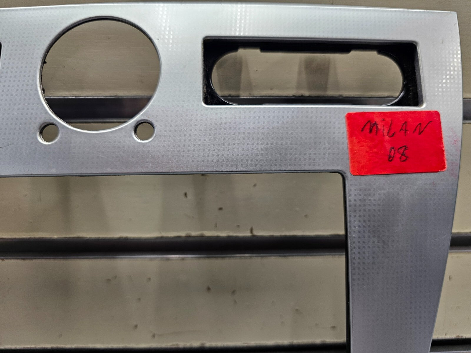 🔥06-09 Fusion Milan Center Dash Trim Panel AM FM Radio Stereo Bezel SILVER OEM
