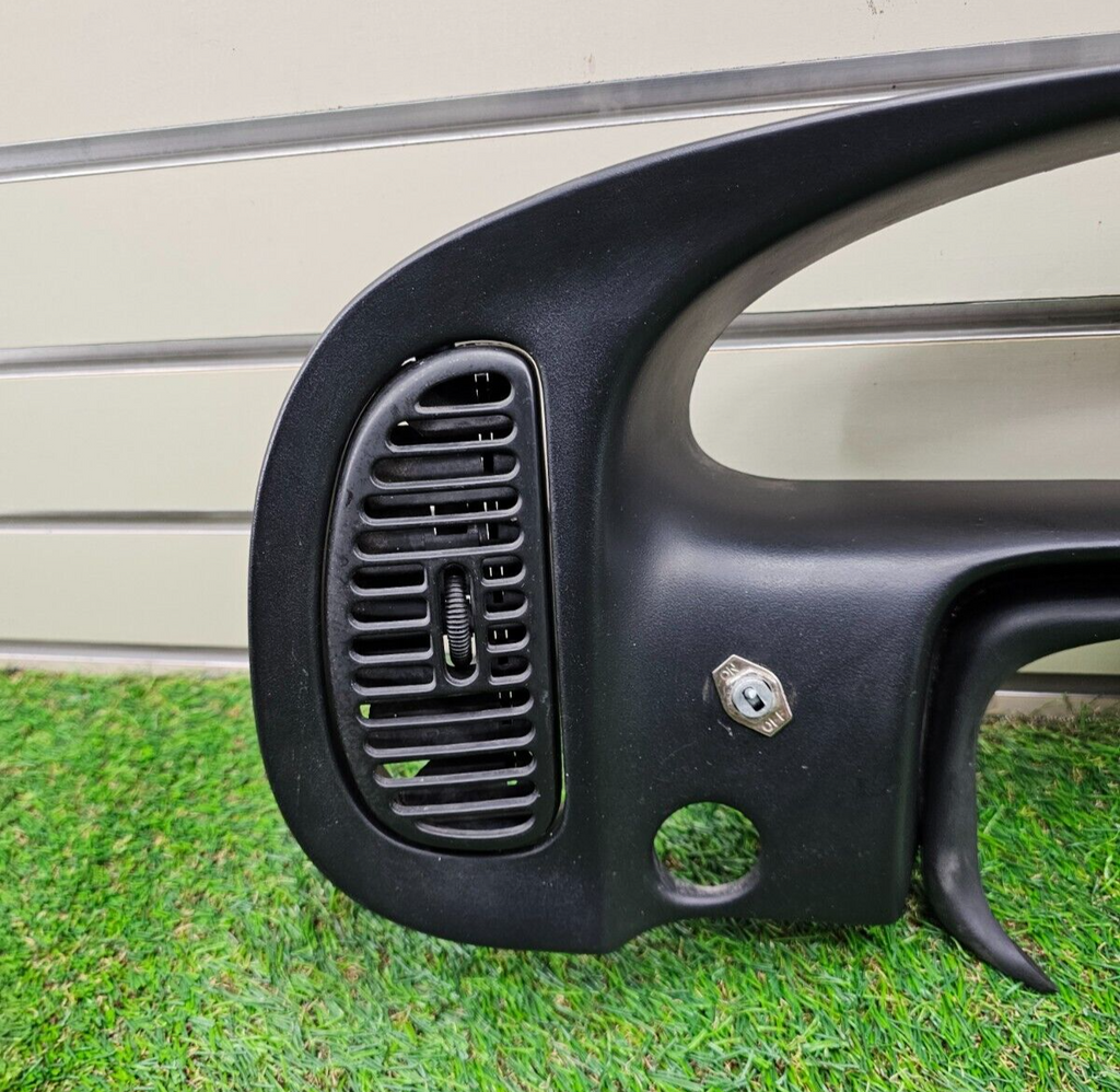 🔥98-03 Dodge Ram Van Dash Trim Instrument Gauge Speedometer Cluster Bezel Black