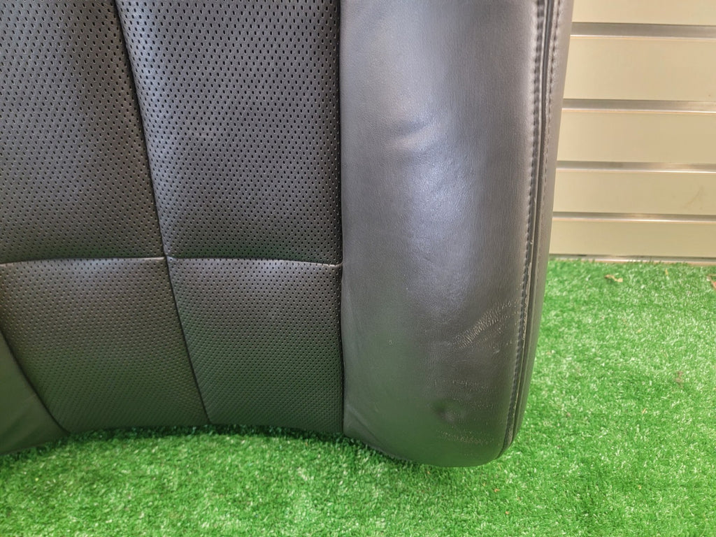 07-14 Lincoln Navigator Front Left Driver Bottom Leather Seat Cover Black