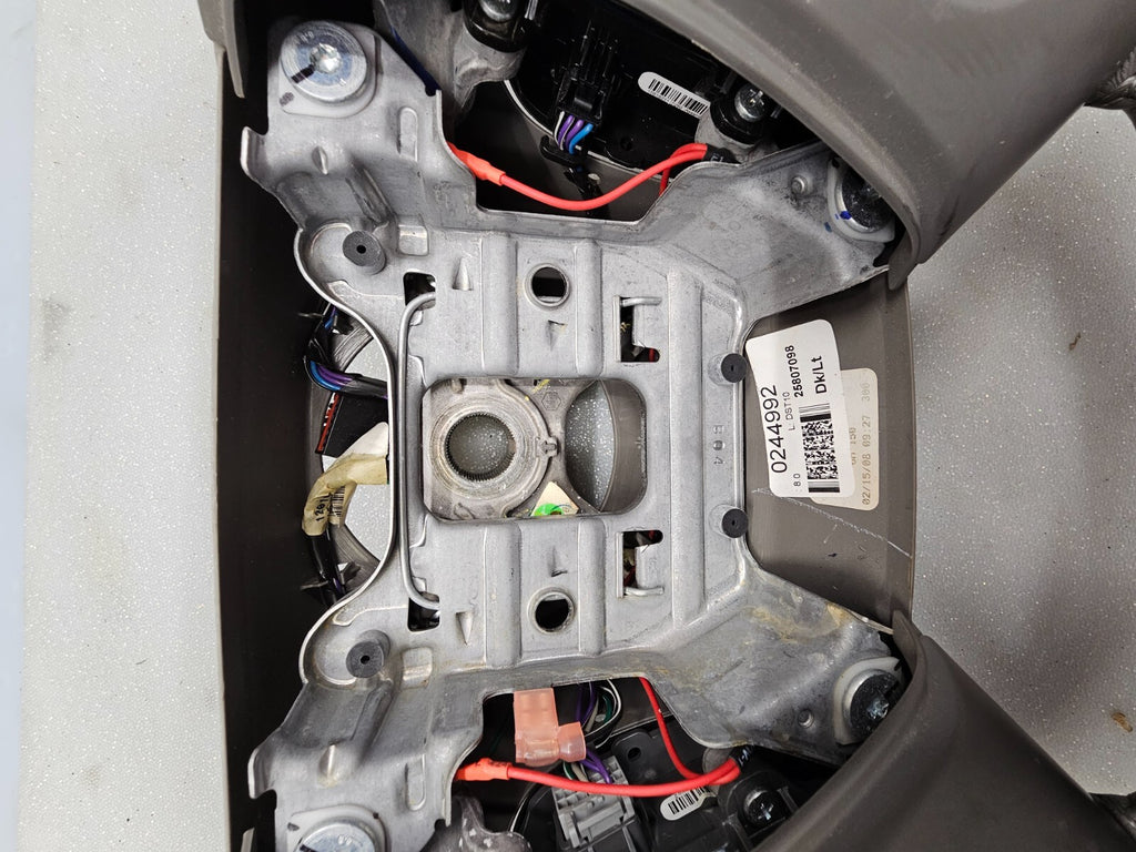 🔥07-17 GMC Acadia 08-17 Buick Enclave Steering Wheel Column Manual Cruise GRAY