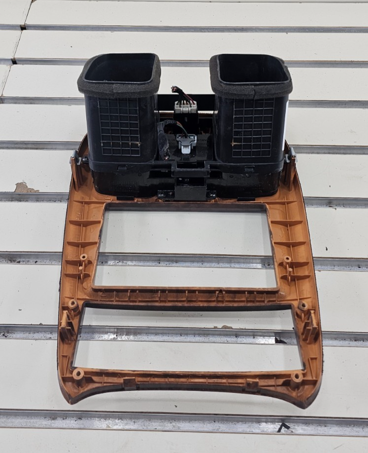 🔥02-05 HYUNDAI SONATA DASH AC CLIMATE CONTROL SWITCH BEZEL FM RADIO STEREO WOOD