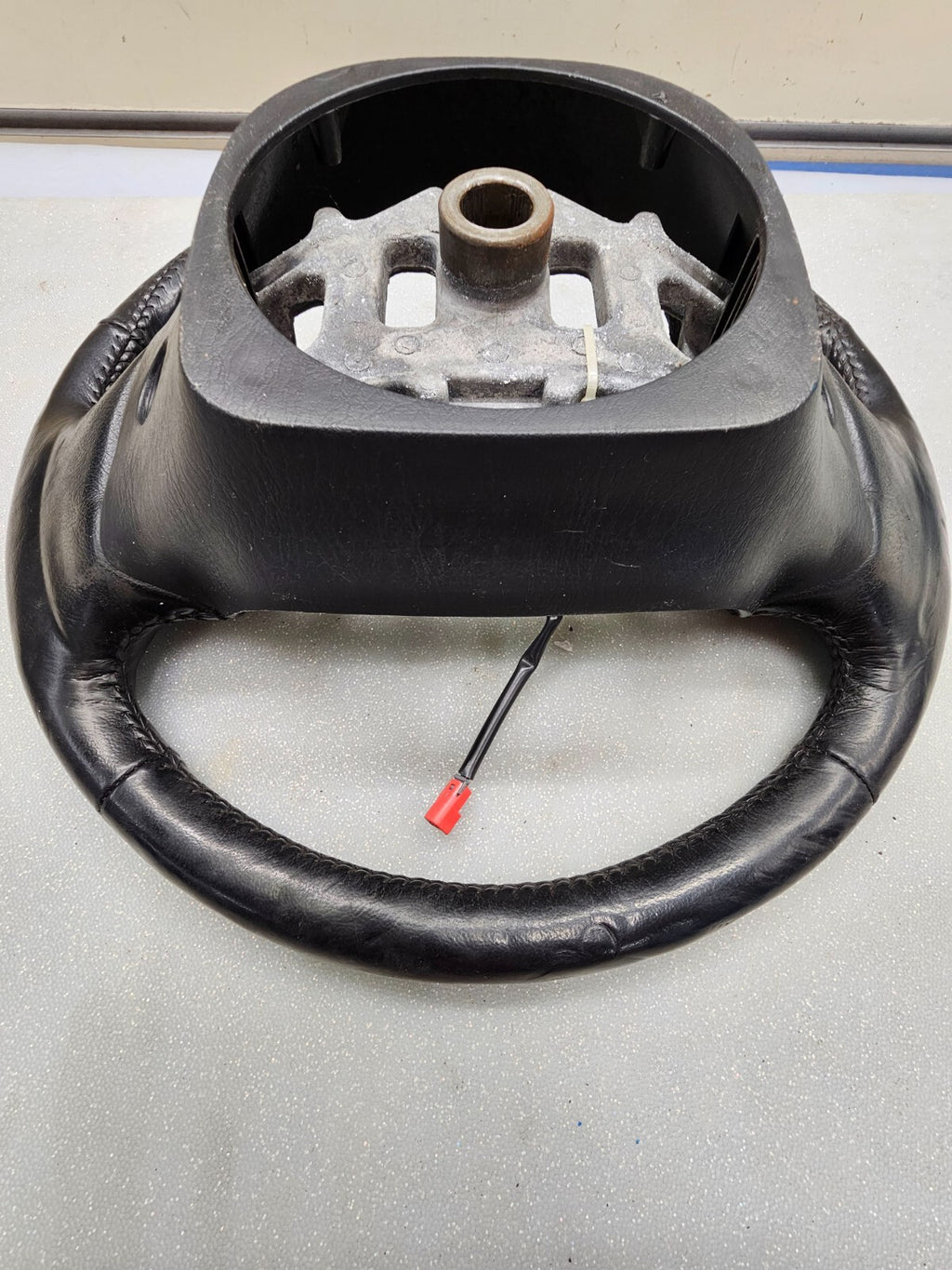 🔥1997-2003 Ford F-150 F-250 EXPEDITION Leather Steering Wheel Cruise Dash Black
