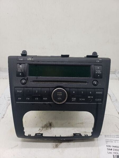 🔥10-12 Nissan Altima Am Fm Cd Player Radio Receiver w/o navigation system OEM
