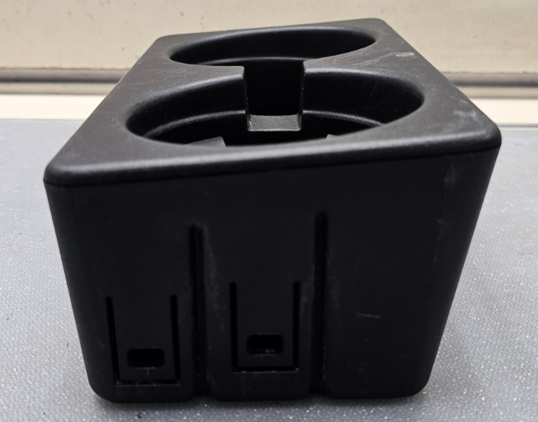 🔥07-13 SILVERADO SIERRA Center JUMP SEAT Armrest CUP Drink Holder BLACK CH40